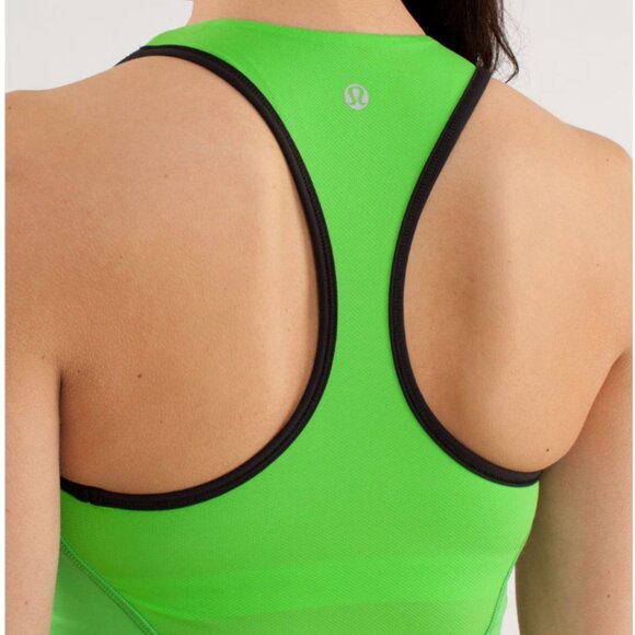 Lululemon Athetletica Cardio Kick Tank Neon Size 8 - Picture 10 of 12